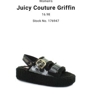 Women's
Juicy Couture Griffin black Slippers/ Shoes